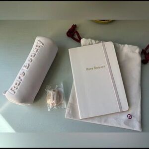 NWT Rare Beauty Limited Edition Notebook and Pencil Case Bundle